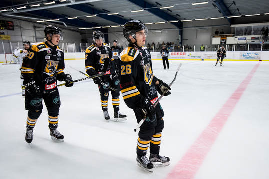 Panterns Tommi Juntunen, Robin Dahse och Erik Nyström