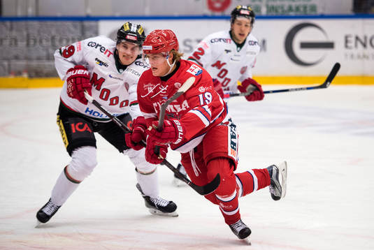 Timrås Jesper Boqvist och Modos Axel Eidstedt
