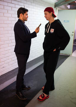 Oscar Lundh, Sundsvalls Tidning Mittmedia, intervjuar