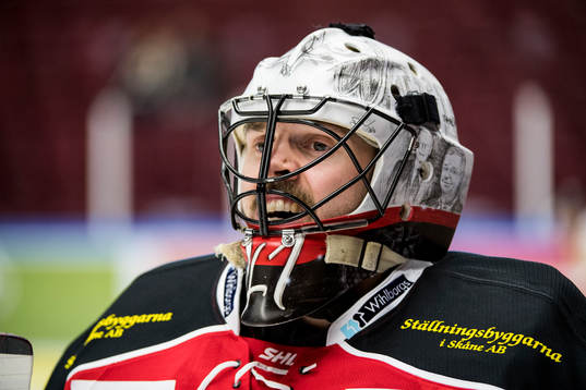 Malmö Redhawks målvakt Cristopher Nihlstorp