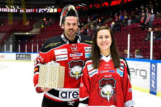 Malmö Redhawks målvakt Cristopher Nihlstorp utsedd till