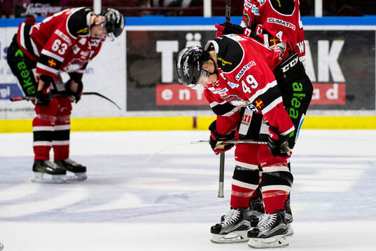 Malmö Redhawks Rhett Rakhshani och Fredrik Händemark