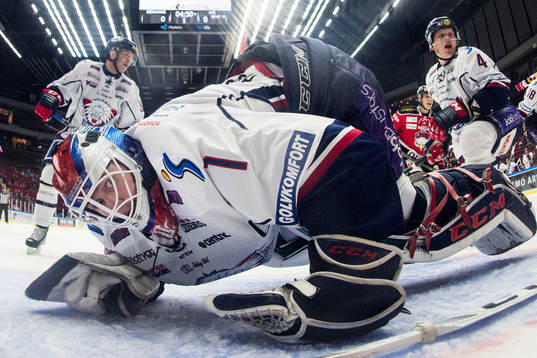 Linköpings målvakt Marcus Högberg
