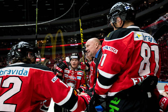 Malmö Redhawks tränare Peter Andersson (m)
