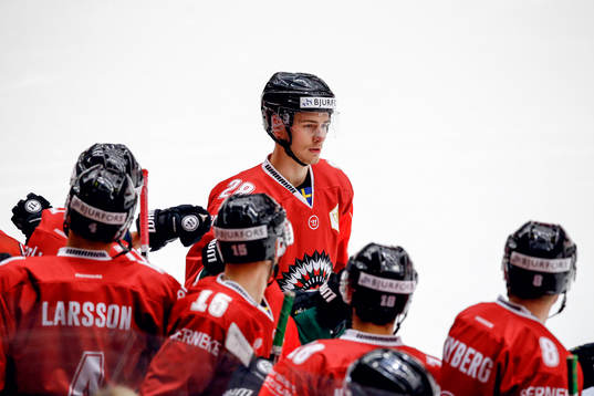 Frölundas Johan Sundström jublar