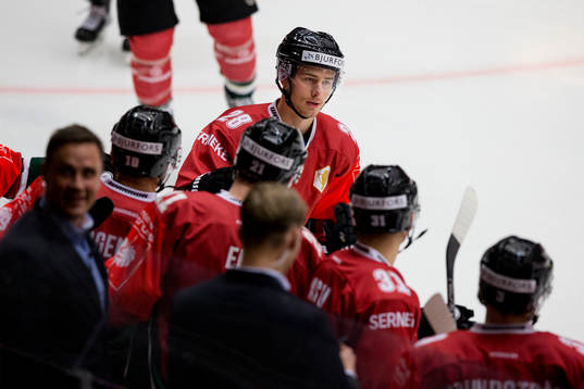 Frölundas Johan Sundström jublar