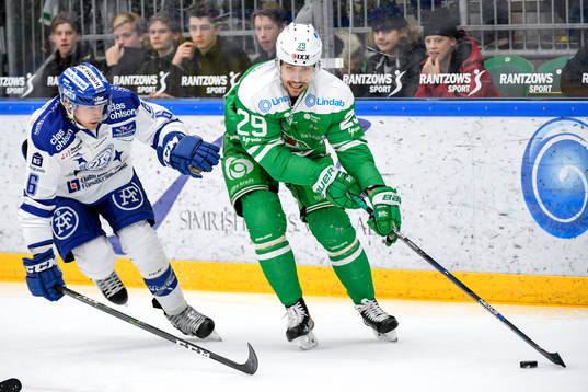 Leksands Joe Piskula och Rögles Ludvig Rensfeldt