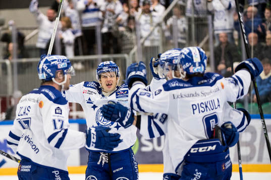 Leksands Eric Castonguay (m) jublar