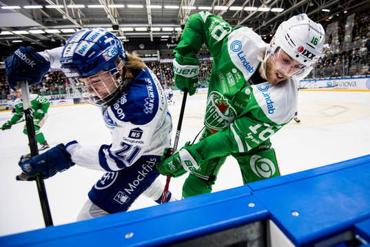 Leksands Rickard Hugg och Rögles Christopher Liljewall