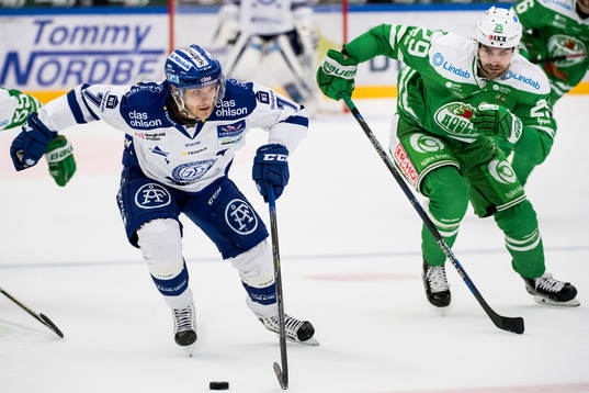 Leksands Johan Olofsson och Rögles Ludvig Rensfeldt