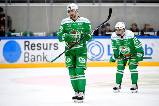 Rögles Ludvig Rensfeldt och Timothy Liljegren deppar