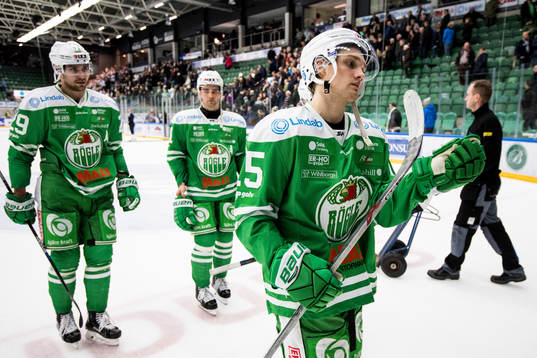 Rögles Lukas Elvenes, Dominik Granak och Ludvig Rensfeldt