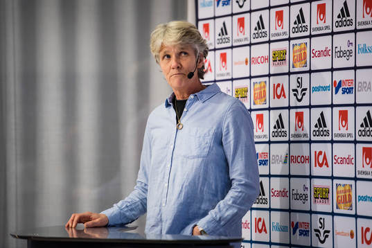Sveriges förbundskapten Pia Sundhage