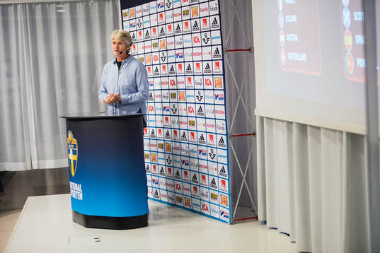 Sveriges förbundskapten Pia Sundhage
