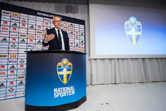 Sveriges förbundskapten Janne Andersson