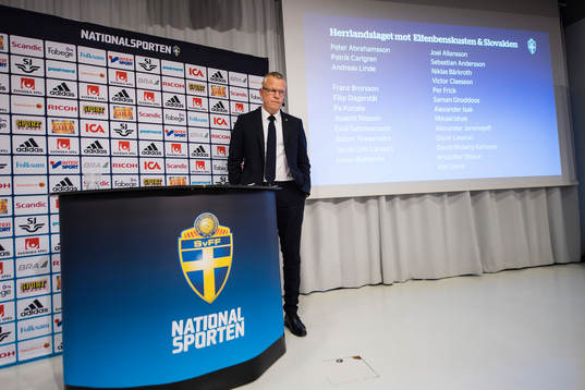 Sveriges förbundskapten Janne Andersson