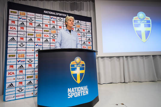 Sveriges förbundskapten Pia Sundhage