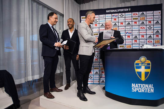 Martin Dahlin och Patrik Andersson väljs in i Fotbollens