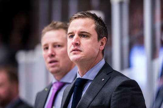 Linköpings tränare Dan Tagnes deppar