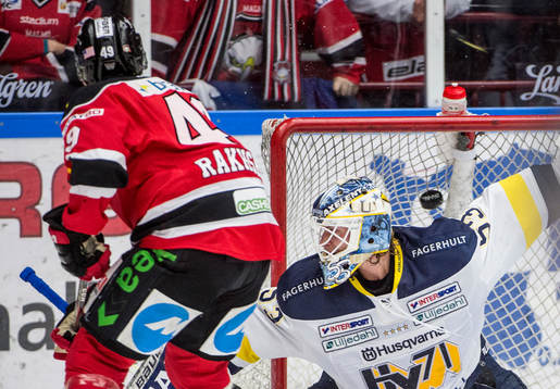 Malmö Redhawks Rhett Rakhshani gör 1-0 på straff på