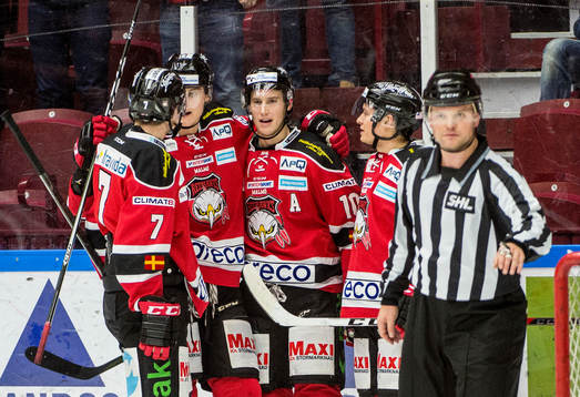 Malmö Redhawks Nils Andersson, Fredrik Händemark, Robin