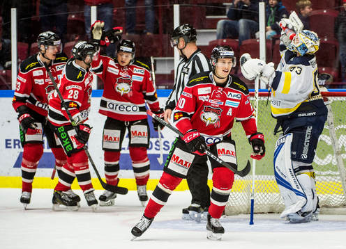 Malmö Redhawks Fredrik Händemark, Jens Olsson, Rhett