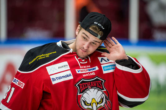 Malmö Redhawks målvakt Tim Hultstrand