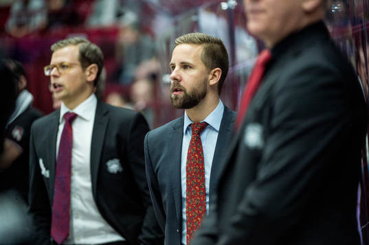Malmö Redhawks assisterande tränare Martin Filander och