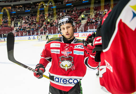 Malmö Redhawks Ilari Filppula jublar