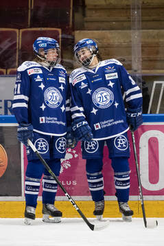 Leksands Rickard Hugg och Emil Bemström