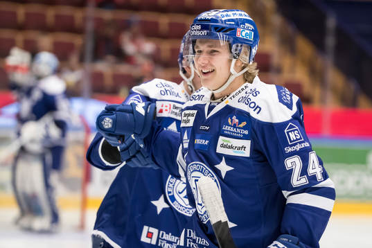 Leksands Isak Skedung jublar