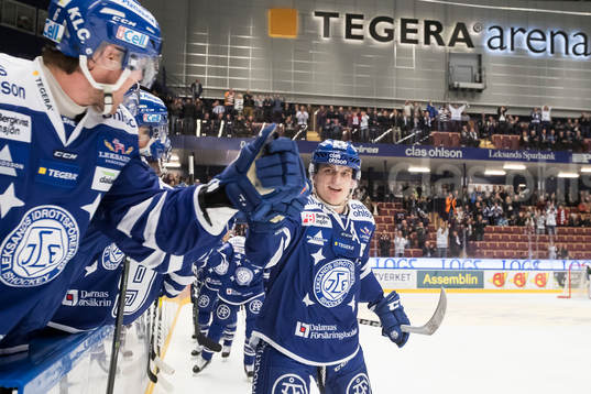 Leksands Martin Karlsson jublar