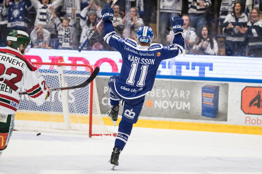 Leksands Martin Karlsson jublar