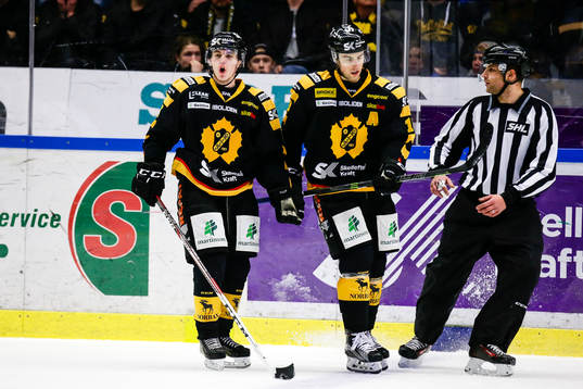 Skellefteås Sebastian Aho och Joakim Lindström