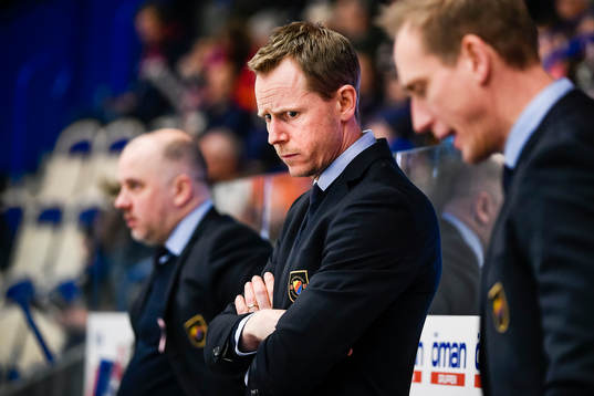 Djurgårdens tränare Robert Ohlsson deppar