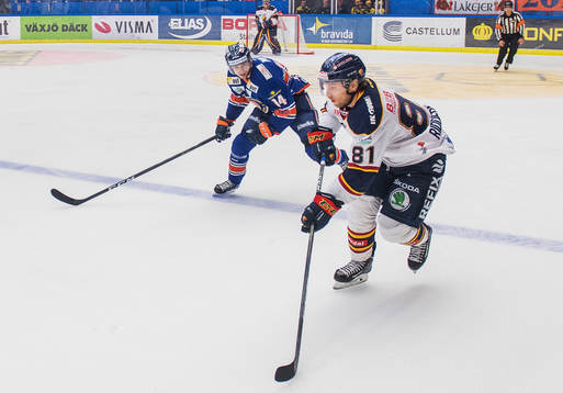 Växjös Emil Pettersson och Djurgårdens Calle Ridderwall