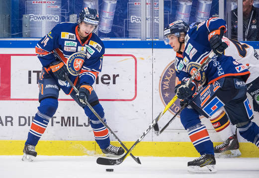 Växjös Emil Pettersson  och Adam Brodecki