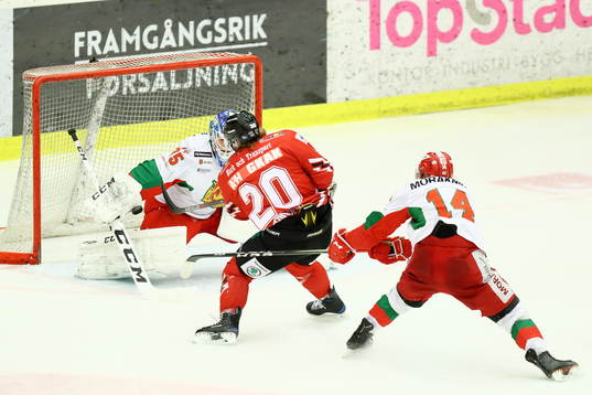 Vita Hästens Marcus Eriksson i målchans mot Moras