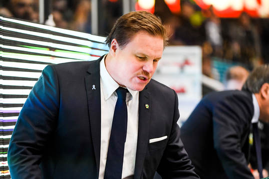 Färjestads Tränare Leif Carlsson