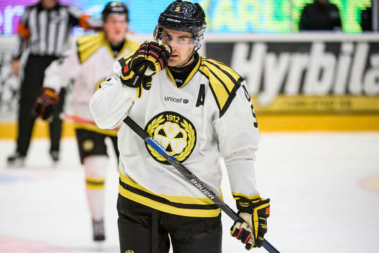 Brynäs Lukas Kilström deppar