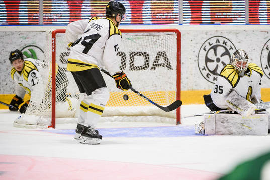 Brynäs Pathrik Westerholm, Jonathan Pudas och målvakt
