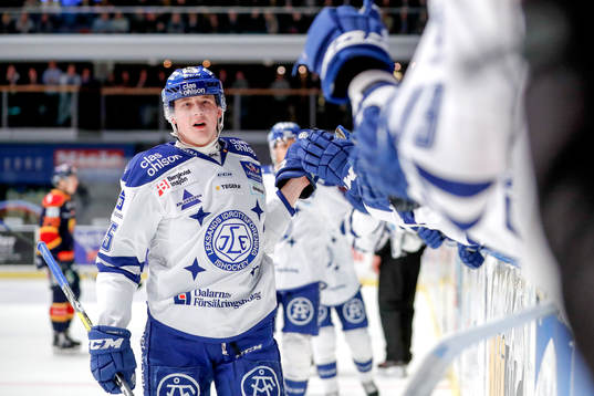 Leksands Johan Porsberger jublar
