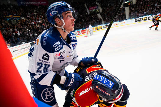 Leksands Tobias Forsberg och Djurgårdens Emil Johansson