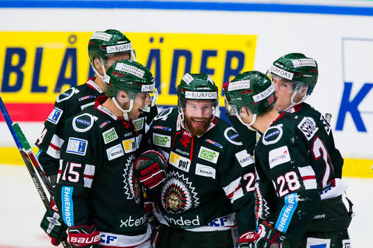 Frölundas Jacob Larsson, Matt Donovan, Carl Grundström