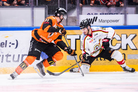 Karlskronas Marcus Paulsson och Luleås Christian Jaros