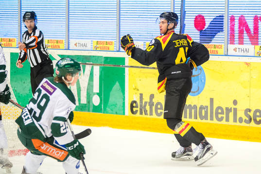 Brynäs Jesper Jensen jublar