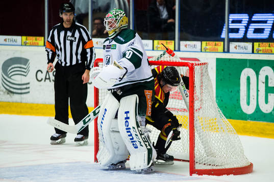 Brynäs Ponthus Westerholm fastnar bakom Färjestads