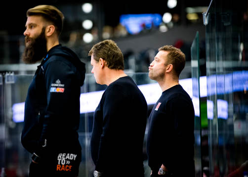 Örebros tränare Johan Tornberg och tränare Lars Ivarsson