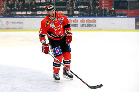 Örebros Nicklas Grossmann deppar