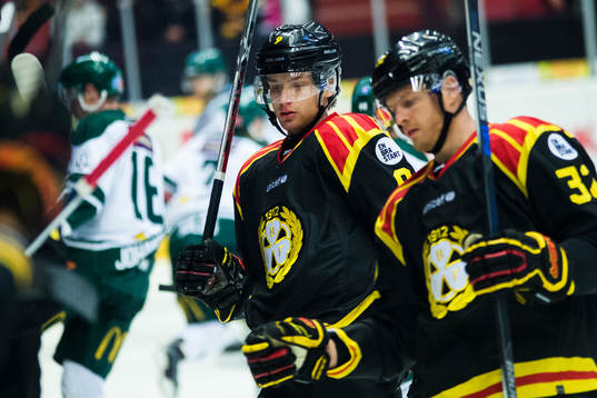 Brynäs Erik Broman och Nick Johnson